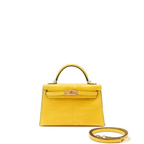 hermes kelly mini yellow|Hermes mini kelly cost.